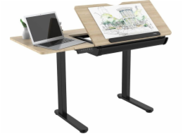 Tuckano Drafting desk with electrical h