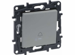 Legrand Legrand Niloe Step 863310 zvonkové tlačítko, podsvícený hliník