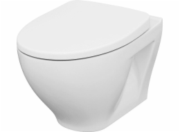 Cersanit Moduo Clean na záchodové míse + sedátko Wrap Slim Dur s pomalým zavíráním (K701-262)