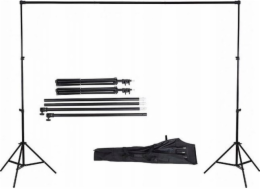 Massa studio set Ateliérový set na pozadí - 2x stativ 210cm + příčka 152/228/304cm + pouzdro