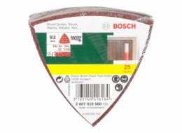 Bosch 25 Sanding sheets for delta sander grit 60/120/240