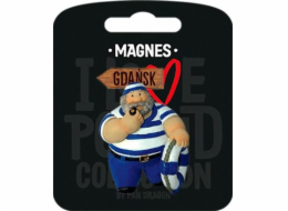 PAN DRAGON Magnet Miluji Polsko Gdaňsk ILP-MAG-E-GD-37