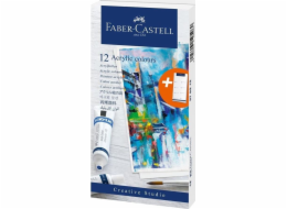 Faber-Castell Akrylové barvy v tubách 12 barev FABER CASTELL
