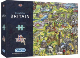 Gibsons Puzzle 1000 Beautiful Britain G3