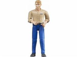 Figurka Bruder Figurka muže v modrých džínách