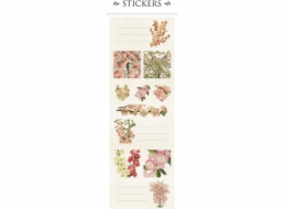 Skona Ting Dekorativní samolepky ST138-6 růžové květy (2 listy)