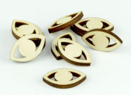 Crafters Crafters: dřevěné fixy - tvar - oko