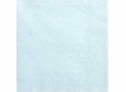 Papírové ubrousky Party Deco, světle modré, 33x33 cm, 20 ks univerzální