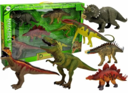 LEANToys Action Figure Dinosauří sada Velké figurky Modely 6ks Stegosaurus