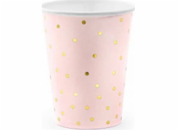 Dot cups, světle růžové, 260ml jedna velikost