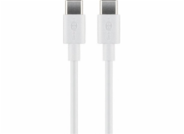 Goobay USB kabel USB-C nabíjecí a synchronizační kabel 2m bílý 51244