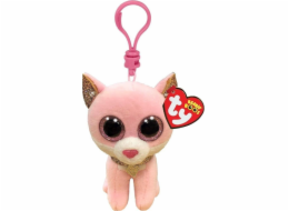 YOU INC. TY BEANIE BOOS FIONA - růžová kočka 8,5cm Klip 35247