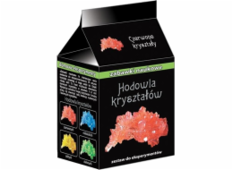 Ranní vědecké hračky Pěstování krystalů - červená