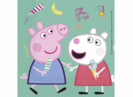 PROCOS Peppa Pig narozeninové ubrousky (20 ks)