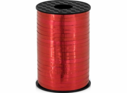 Party Deco Red metalizovaná plastová stuha, 5 mm, univerzální