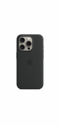 Apple Silikonové s MagSafe iPhone 15 Pro Max, černé MT1M3ZM/A Apple iPhone 15 Pro Max Silicone Case s MagSafe - Black