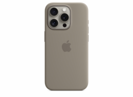 iPhone 15 Pro Silicone Case with MS - Clay