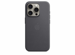 Apple z tkaniny FineWoven s MagSafe na iPhone 15 Pro, černé MT4H3ZM/A Apple iPhone 15 Pro FineWoven Case s MagSafe - Black