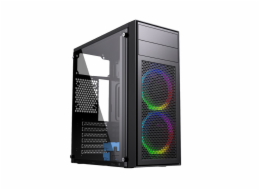 Gembird Fornax M100RGB CCC-FC-M100RGB GEMBIRD Gaming Computer Case Fornax M100RGB RGB Fans