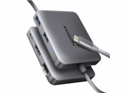 AXAGON multi hub USB-C / HMC-5HL / USB 3.2 Gen1 / 1x PD / 1x HDMI / 1x USB-C / 2x USB-A / RJ-45 / 20cm