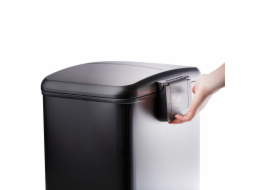 Odpadkový koš na tříděný odpad 2 x 12 l tiché zavírání černá ED-249507