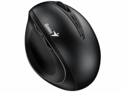 GENIUS myš Ergo 8300S Black/ vertikální/ 1600 dpi/ bezdrátová/ 7tlačítek/ tichá/ černá