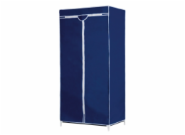 Textilní šatní skříň 75x50x160cm tmavě modrá ED-208328