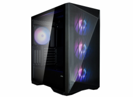 Zalman skříň Z9 Iceberg black / Middle tower / ATX / 4x140mm fan ARGB / temperované sklo / černá