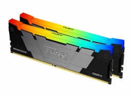 KINGSTON DIMM DDR4 32GB (Kit of 2) 3600MT/s CL16 1Gx8 FURY Renegade RGB