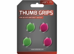 VENOM VS4917 Nintendo Switch Thumb Grips (4x) - Pink and Green