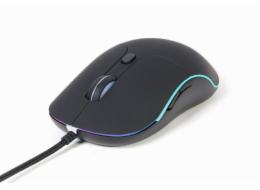Gembird Myš MUS-UL-02, podsvícená, 2400DPI,  USB, černá