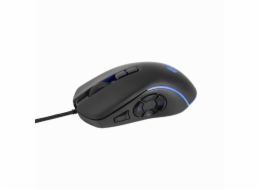 Gembird Myš RAGNAR RX500, podsvícená, 6 tlačítek, 7200DPI, USB, černá