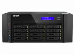 QNAP TS-h1290FX-7302P-256G (AMD EPYC, 256GB ECC RAM, 12x 2,5" U.2, 2x M.2 NVMe, 2x 2,5GbE, 2x 25GbE)