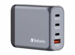 Verbatim GNC-100 GaN Charg. 100W 3xUSB-C PD, 1xUSB-A QC 3.0 32202