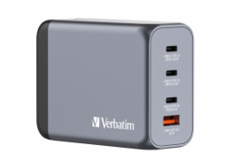 Verbatim GNC-200 GaN Charg. 200W 3xUSB-C PD, 1xUSB-A QC 3.0 32204