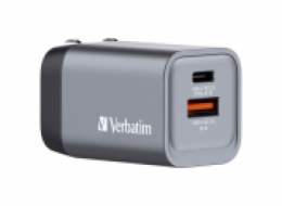 Cestovní adaptér Verbatim GNC-35, USB-C 35W, USB-A