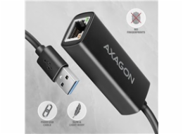 AXAGON ADE-AR, USB-A 3.2 Gen 1 - Gigabit Ethernet síťová karta, Realtek 8153, auto instal