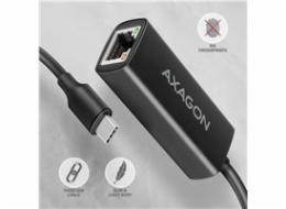 AXAGON ADE-ARC, USB-C 3.2 Gen 1 - Gigabit Ethernet síťová karta, Realtek 8153, auto instal