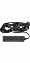 Kabel prodlužovací 5 m 4 zásuvky TOYA
