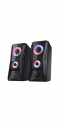 TRUST reproduktory GXT 606 Javv RGB-Illuminated 2.0 Speaker Set, černá