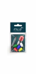 Pica Accessory Set Coloured Caps for Pica-Dry