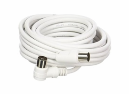 PREMIUMCORD TV kabel M/F konektor 90, 75 Ohm 20m