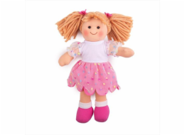 Panenka Bigjigs Toys látková Darcie 28 cm