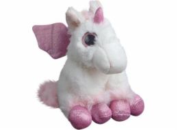 Molli Toys Unicorn bílý a růžový 20 cm