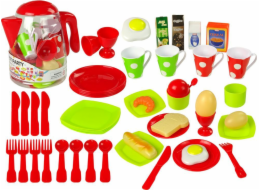 Import leantoys Food Set Jug Hrnek Talíře 42 prvků