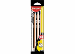Tužka Maped MAPED Blackpeps 3 ks. 2B Maped$