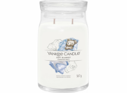 Svíčka Yankee Candle Signature velká, Soft Blanket, Jemná přikrývka, 567 g