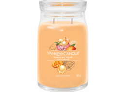 Svíčka ve skleněné dóze Yankee Candle, Mangová zmrzlina, 567 g