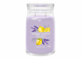 Svíčka ve skleněné dóze Yankee Candle, Citrón a levandule, 567 g