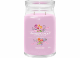 Svíčka ve skleněné dóze Yankee Candle, Ručně vázané květiny, 567 g